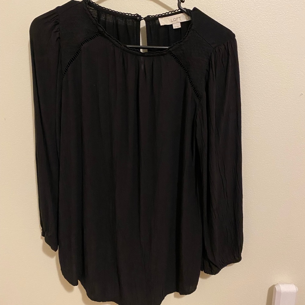 Loft Black Smock